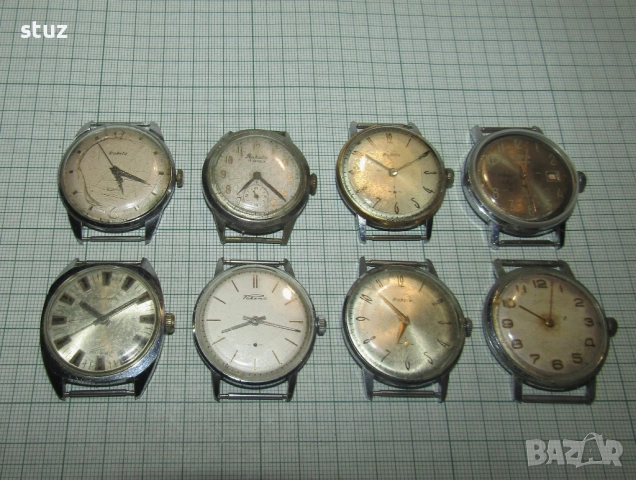 Часовници Ракета за възстановяване, или за части, лот 8 бр, снимка 4 - Антикварни и старинни предмети - 53346132