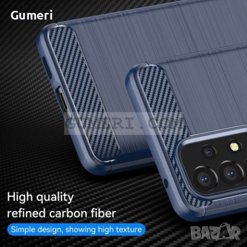 Samsung Galaxy A53 5G Противоударен Силиконов Гръб - Карбон, снимка 17 - Калъфи, кейсове - 36540732