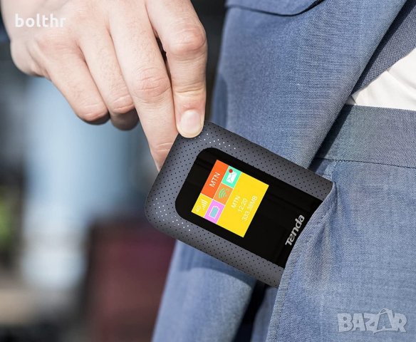 Tenda 4G185, преносим мобилен рутер, 2100 mAh батерия, 4G LTE Cat4 150 Mbp, снимка 6 - Рутери - 35050692