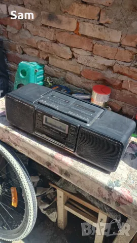 Касетофон  soni CFD-252L, снимка 7 - Радиокасетофони, транзистори - 49974761