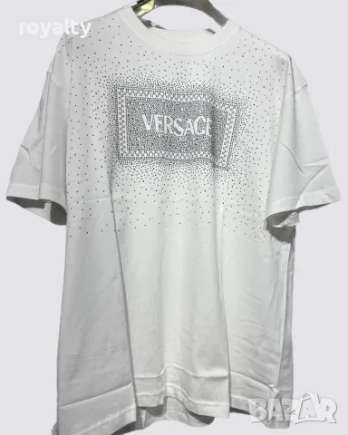 Versace бяла мъжка тениска 