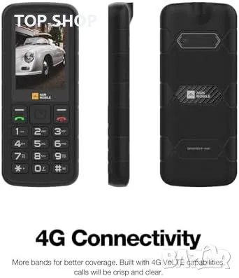 Нов GM M9 Устойчив Телефон за Възрастни - IP68, Големи Бутони, снимка 2 - Motorola - 49203173