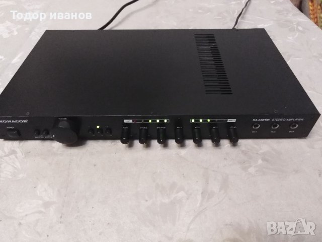 Monacor-sa-230/sw, снимка 4 - Ресийвъри, усилватели, смесителни пултове - 38139227