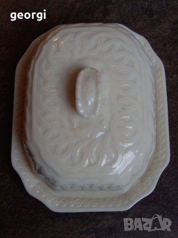 Античен немски порцеланов съд за масло  30/2, снимка 7 - Аксесоари за кухня - 38658616
