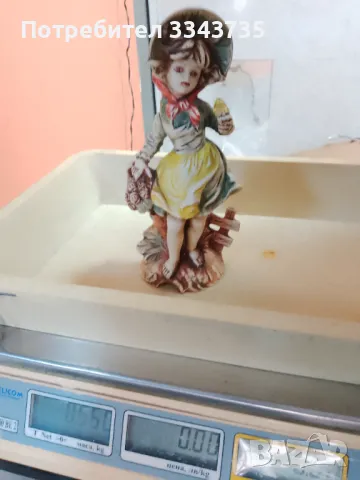 Красиви статуетки на момче и момиче Capodimonte В-21см Ш -8см., снимка 5 - Статуетки - 49564838