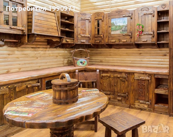 Кухненски шкафове по поръчка. Масив орех, череша, круша, дъб, чинар, акация..., снимка 5 - Шкафове - 52476337