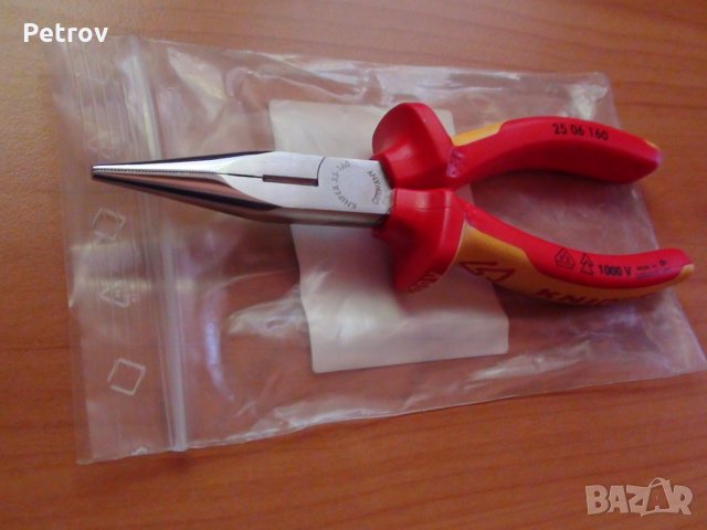 KNIPEX  25 06 160 VDE 1000 V - Професионални Клещи с резачки и дълги човки !!! ЧИСТО НОВИ !! GERMANY, снимка 1