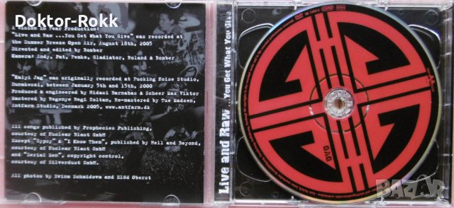 Ektomorf – Live And Raw ...You Get What You Give (2006, DVD+CD), снимка 3 - DVD дискове - 37404184