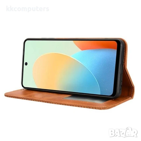 TECNO Spark Go 2024 4G / Spark 20 / Spark 20C / Pop 8 Retro Texture Wallet Калъф и Протектор, снимка 6 - Калъфи, кейсове - 50952569