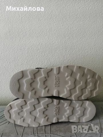 Страхотни мъжки/боти Jack & Jones естествена кожа, снимка 4 - Мъжки боти - 52618170