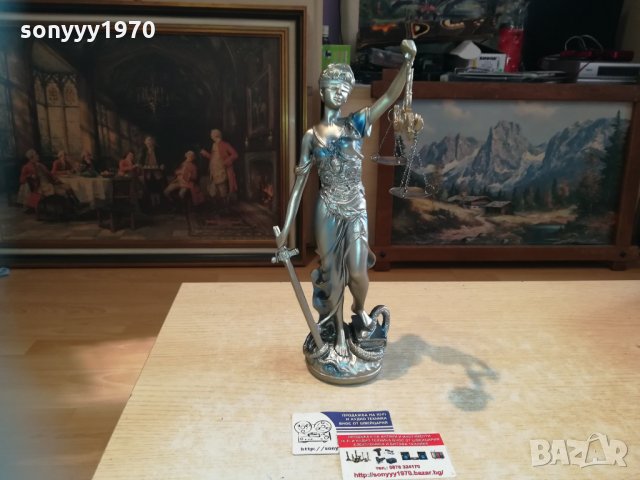 темида 30х16х11см 3112201428, снимка 4 - Колекции - 31266995