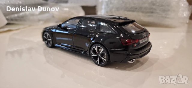 Ауди Audi RS6 1:32 отваряеми врати, капак, светещи фарове и стопове, снимка 14 - Коли, камиони, мотори, писти - 51210470