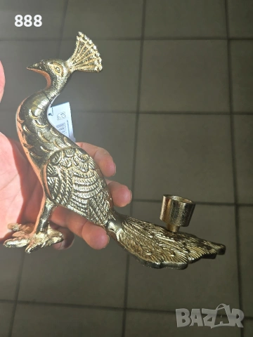 свещници паун, снимка 2 - Декорация за дома - 54135644