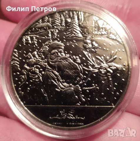 Коледно - новогодишен плакет в защитна капсула ., снимка 7 - Нумизматика и бонистика - 48410553