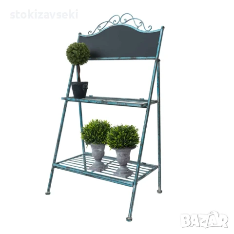 Метален цветарник на 2 нива, 62*40*109см