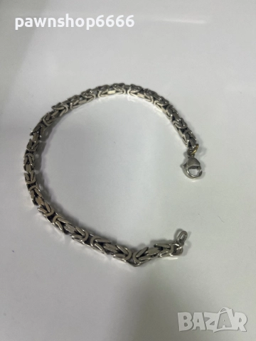 Сребърна гривна 925, снимка 7 - Гривни - 52909555