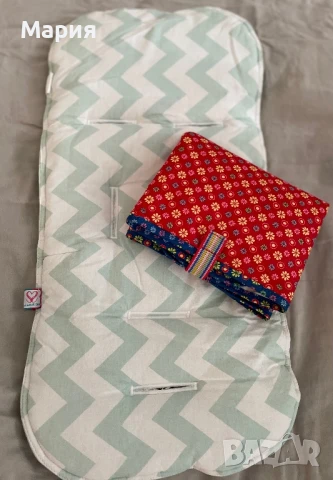 Памучна подложка за количка или столче да кола и подложка за повиване навън Oilily, снимка 3 - Други - 50839150