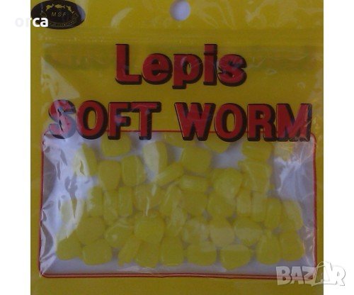 Силиконова царевица за риболов - натурална