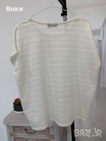 Дамска блуза от плетиво размер Л, снимка 8 - Тениски - 44275524