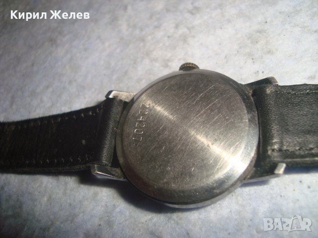 ПОБЕДА - СДЕЛАНО в СССР СТАР РУСКИ МЕХАНИЧЕН ВИНТИДЖ ЧАСОВНИК с КАИШКА от ЕСТЕСТВЕНА КОЖА 26879, снимка 8 - Антикварни и старинни предмети - 36744470