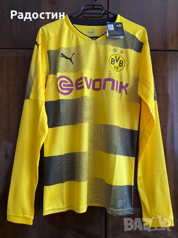 Оригинален домакински екип на Борусия Дортмунд 2017-18 Ройс / Reus S, снимка 2 - Фен артикули - 51794895