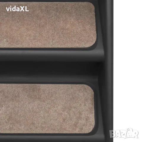 vidaXL Сгъваеми стълби за кучета, черни, 62x40x49,5 см, снимка 7 - За кучета - 56146254