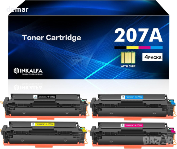 Тонер касети 207A с чип,за HP 207A 207X - W2210A W2211A W2212A W2213A, снимка 1 - Консумативи за принтери - 44671931