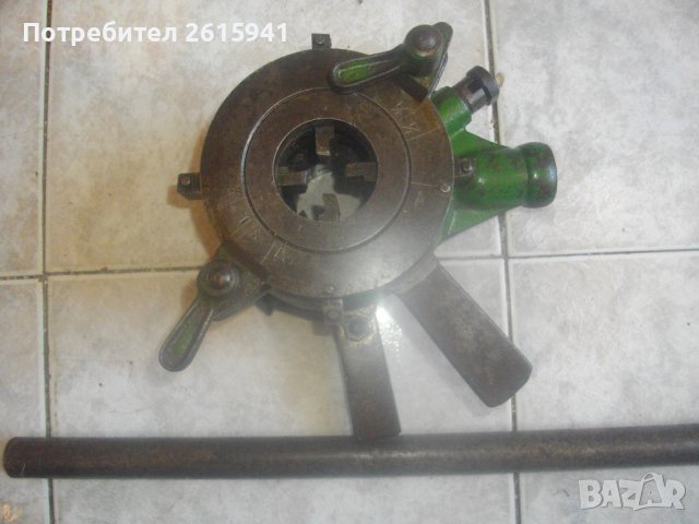 1/4-1 1/4 Цол Водпроводна Плашка За Направа На Резби На Тръби-Старо Качество-Немска-ALARM-Винтонарез, снимка 16 - Други инструменти - 42115743