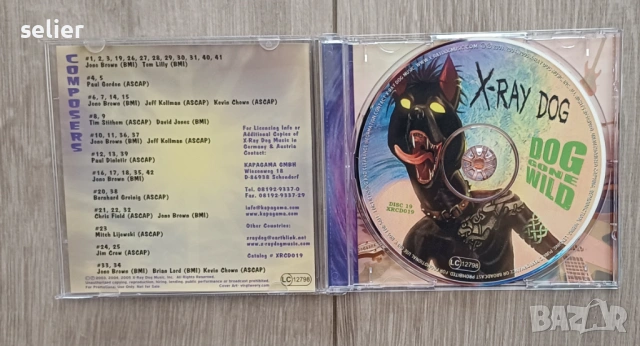 X-Ray Dog ‎– Dog Gone Wild Оригинален диск Издание 🇺🇸 USA 2005г-PROMO Състояние на диска:NEAR MINT, снимка 2 - CD дискове - 54295471