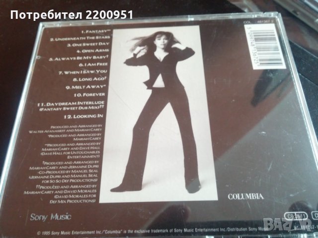 MARIAH CAREY, снимка 4 - CD дискове - 35487508