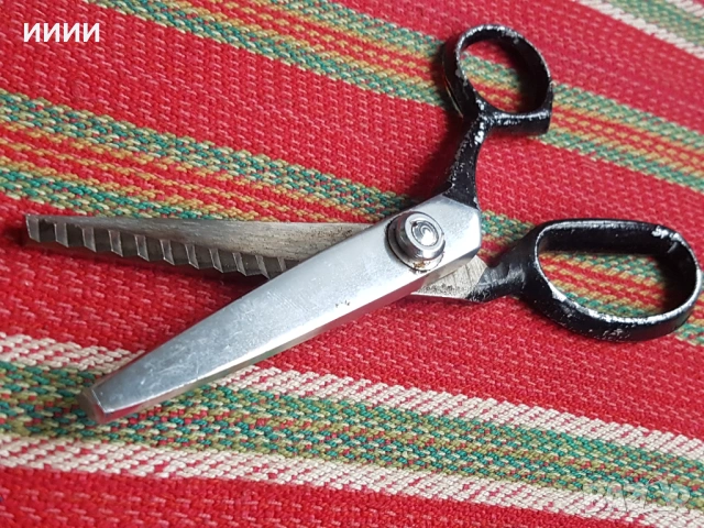 Ножица Зиг заг , снимка 3 - Антикварни и старинни предмети - 53249802