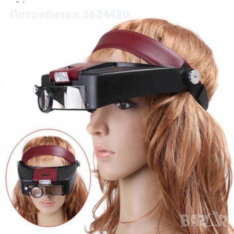 Лупа за глава със светодиодно осветление 