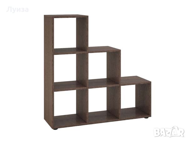 Красива дървена етажерка с 6 разделения, снимка 3 - Етажерки - 30858629