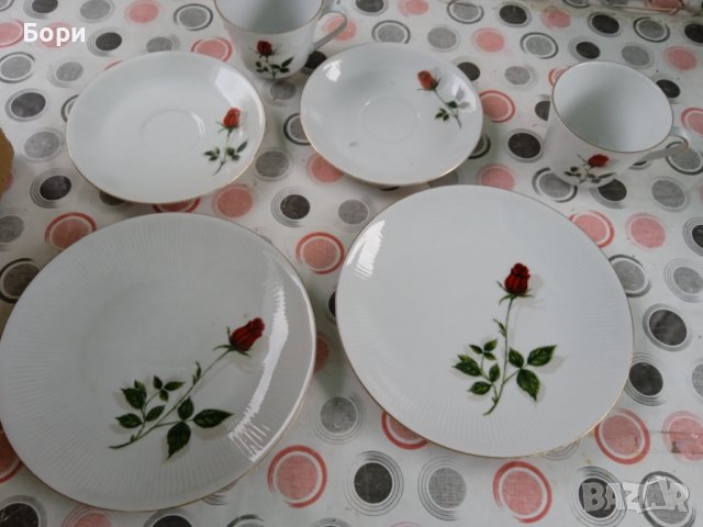 Порцелан чаши,чинии, снимка 2 - Сервизи - 38289421