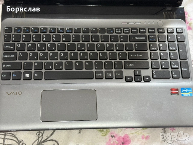 Продавам лаптоп Sony Vaio SVE151G17M за части, снимка 2 - Части за лаптопи - 54246425