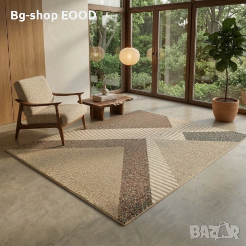 Модерен килим 120x160 см, 3D ефект, геометричен, неплъзгащ се, снимка 3 - Килими - 53932616