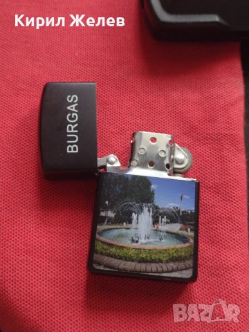 РЕКЛАМНА ЗАПАЛКА BURGAS МЕТАЛНА РАБОТИ МНОГО КРАСИВА СТИЛЕН ДИЗАЙН 34016, снимка 4 - Запалки - 39035799