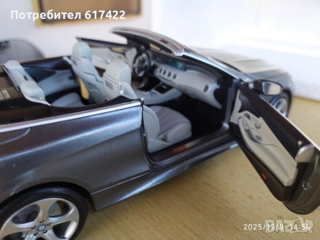 1:18 Метален модел на  Mercedes S Class Cabriolet/ C217 /2015 -Norev, снимка 15 - Колекции - 52709493