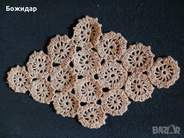 Ръчно Плетено Каре(терличка).На 1 кука.