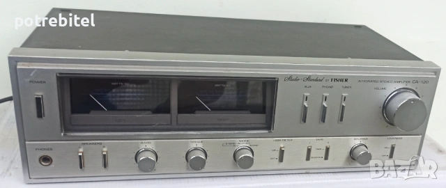 Усилвател Fisher CA-120 HiFi Integrated Stereo Amplifier, снимка 2 - Ресийвъри, усилватели, смесителни пултове - 54057135
