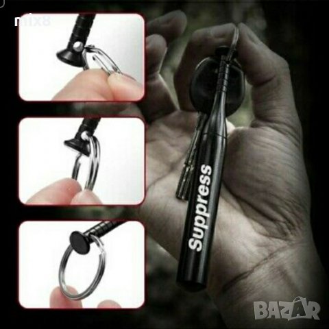 Нож бухалка / скрито ножче ключодържател , снимка 2 - Ножове - 32072890