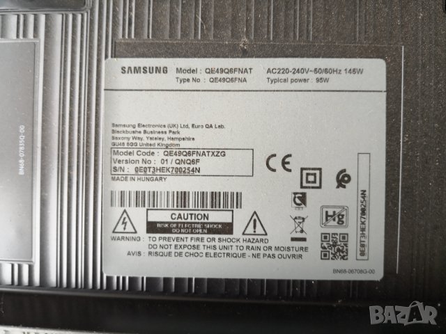 Телевизор Samsung  QE49Q6FNAT на части, снимка 15 - Части и Платки - 30373618