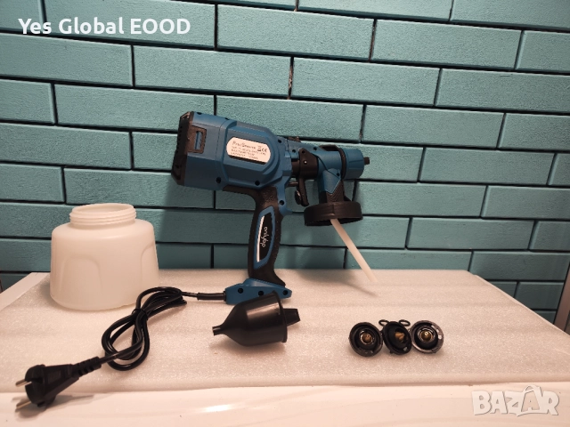 OnlyBP 700W мощен пистолет за боядисване с 1400 мл резервоар, снимка 8 - Други инструменти - 52330488