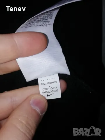 Nike нова оригинална черна блуза тениска с дълги ръкави размер L , снимка 6 - Тениски - 48225083
