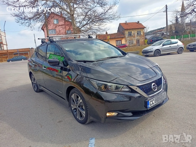 Nissan Leaf 62 kWh електрически 150k.c -цена 32 200лв мотора е 150 коня Пробег с едно зареждане: 350, снимка 2 - Автомобили и джипове - 51987501