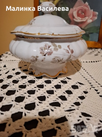 Порцеланова бомбониера , снимка 4 - Колекции - 52350251