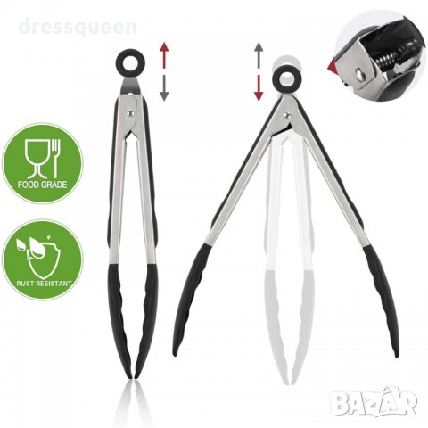 2765 Готварска щипка силиконова, снимка 5 - Други стоки за дома - 30530871