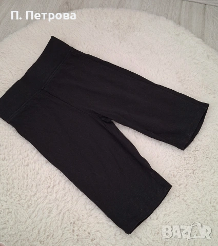 черен дамски къс клин с висока талия