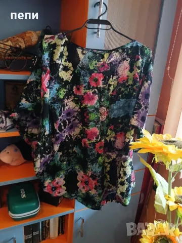 Елегантна блузка-XL, снимка 4 - Блузи с дълъг ръкав и пуловери - 48054053