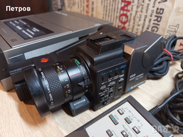 Репортерски"VHS "Blaupunkt"RTX-260 и Видео Камера"Blaupunkt"TVC-373, снимка 5 - Антикварни и старинни предмети - 51615863